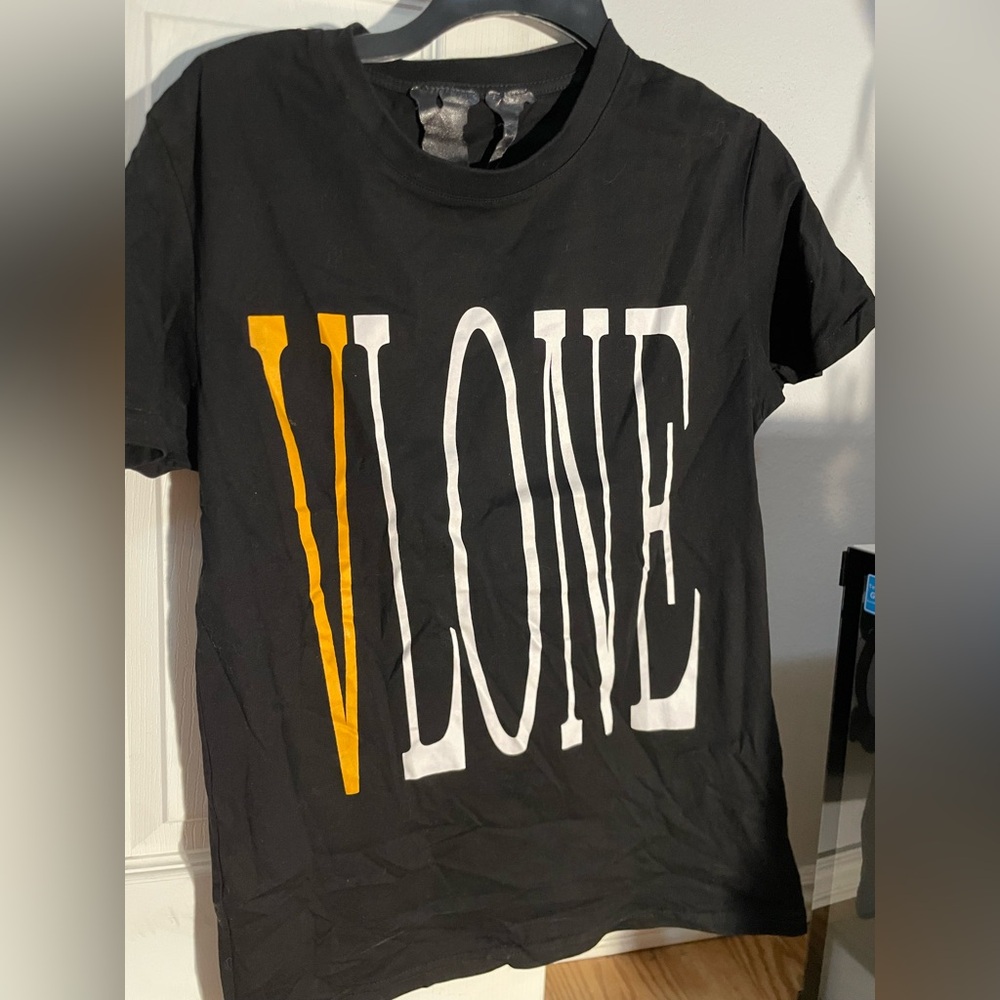 Black VLONE Graphic T-Shirt